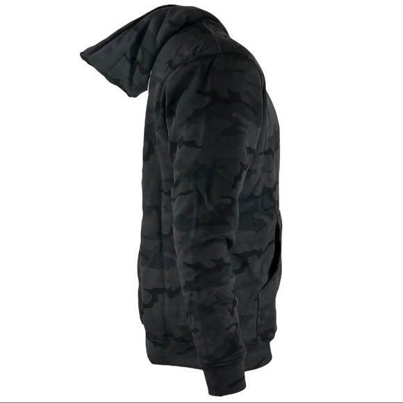 Howitzer Style Men's Hoodie DEFEND FREEDOM CAMO Heavyweight Military Grunt - Picture 6 of 14